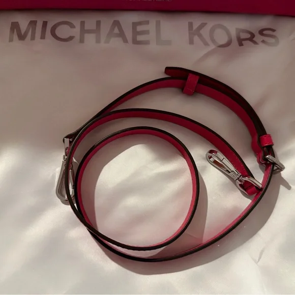 Michael Kors Fuchsia Satchel Shoulder Bag NWT - Picture 5 of 9
